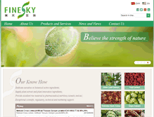 Tablet Screenshot of fineskybiotech.com